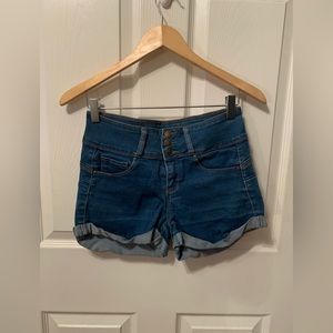 Wax Jean Shorts